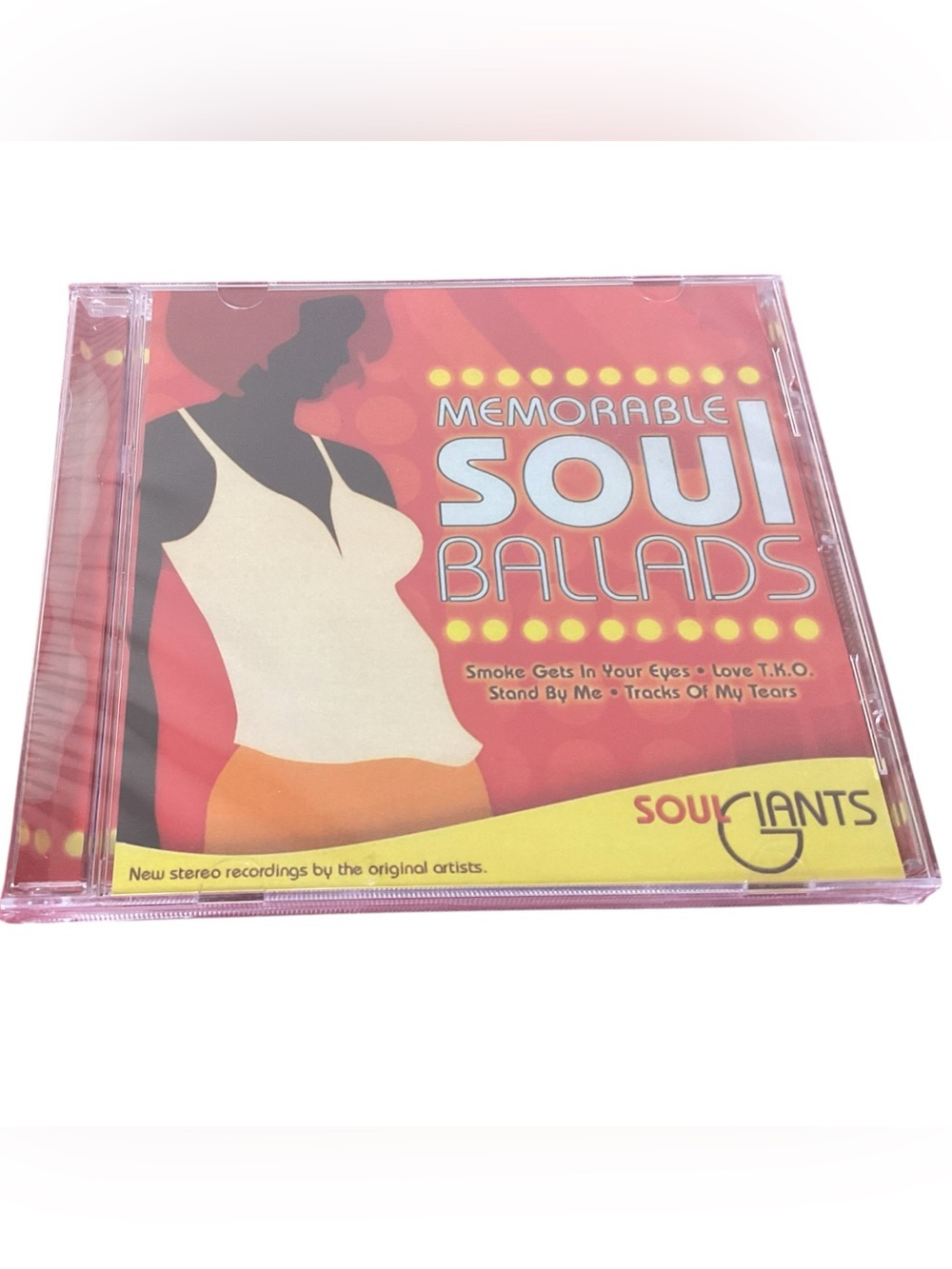 Factory Sealed Memorable Soul Ballads CD Stereo Recordings by Original Artists